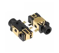 100PCS PJ-209 PJ209 Stereo Jack 2.5MM Golden Female Headphone Socket IDGTTLDF