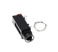 100PCS PJ-309 6.35mm Audio Jack 3Pin Stereo Audio Socket Microphone Welding Line For Microphone Socket PJ309 IDGTTLDF(100PCS Silver Nut)