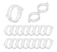 100PCS Plant Support Clips for Climbing Plants - Reusable Garden Vine Clips for Tomatoes, Cucumbers, Peas & Flowers - Sturdy Plant Clips for Growth (White)