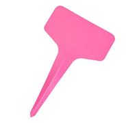 100Pcs Plant Tag, Ground Insert T-Shaped Waterproof Marking, PVC Horticultural Flowers and Plant Labels Garden Gadgets Pink