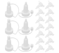 100pcs Plastic Ampoule Bottle Dispensing Tips | One-piece Trumpet-shaped Design, Seamless Connection, Contents Check, Quick Changeover, for Crafters and Industrial Operators
