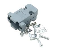 100Pcs Plastic Backshell Cover Hood D-SUB for Data Cable HDB VGA DB9 DB15 9/15Pin with Screws Set