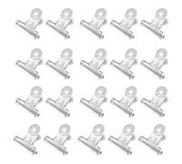 100PCS Plastic Bulldog Clips, Utility Paper Clips, Hinge Clips for Home, Office Use Clear