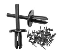 100Pcs Plastic fasteners for Land Rover Defender, Wheel Arch Mud Spat Eyebrow Rivet Clips, Wheel Arch Lining Push Rivet Clips AFU1075