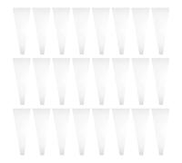 100pcs Plastic Flower Bouquet Bag Sleeve for Florist Arrangements | PP Trapezoidal Wrap, Rose Packaging for Bouquets, Elegant Look, Easy Carry, Valentine’s Day Use