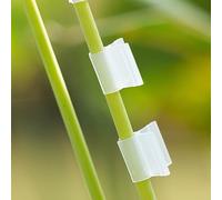 100pcs Plastic Grafting Clips for Garden Plants, Supports Tomato Cucumber Eggplant Grafting, Fits Stems from 2mm to 5mm Diameter Range (2.5mm)