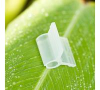 100pcs Plastic Grafting Clips for Garden Plants, Supports Tomato Cucumber Eggplant Grafting, Fits Stems from 2mm to 5mm Diameter Range (3.5mm)