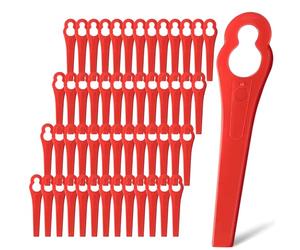 100Pcs Plastic Replacements Cutting Blades for Stihl Polycut 2-2 3-2 FSA45 FSA57 40080071000 Strimmer Parts
