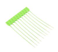 100PCS Plastic Tags, Security Seals Numbered Zip Ties Anti-Tamper Seals Plastic Security Seals Security Tags Pull Ties for Luggage, Fire Extinguisher, Lothes, Shoes, etc(U 006001 to U 006100) Green