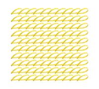 100Pcs Plastic Truck Seals, Tamper Evident Security Tag Disposable Trailer Seal for Logistics Transport Package Shipping (Yellow)