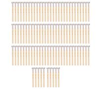 100pcs Pogo Pin 4 Claws Plum Head Type, Brass Spring Loaded Test Probe Pin, 2.36mm Tube Diameter 34mm Length for PCB Testing and Electronic Equipment Burn In