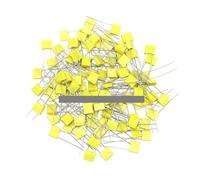 100pcs Polypropylene Film Correction Capacitor 100V 102 222 472 103 473 104 474 1nF 10nF 0.1UF 0.22UF 0.47UF MQXFCZUX(15NF(153))