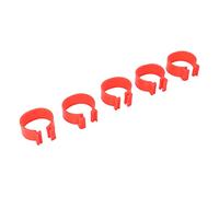 100pcs Poultry Foot Rings Made of PP Plastic, Reusable Chicken Duck Goose Leg Bands for Identification (NOENNULL1u378dtnr9-14)