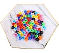 100PCS Poultry Leg Rings, 10 Colors Poultry Foot Rings Bird Identification Leg Bands Clip-on Rings for Birds, Ducks and Chickens Diameter 8mm