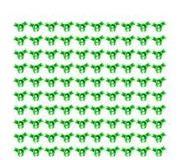 100PCS PP Plant Training Clips for Low Stress Training Techniques Including LST and Main Lining in Canna ultivation (Green)