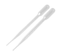 100PCS Practical 0.2 0.5 1 2 3 4ml Transparent Pipettes Disposable Safe Plastic Eye Dropper Transfer Graduated Pipettes(100PCS 3ML)