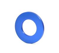100pcs Precision 7075 Aluminum Flat Washers - DIY Anodized Color Shims M3/M4/M5/M6/M8/M10 For Model Making for Screws Bolts(Blue,M5x10x1.0)