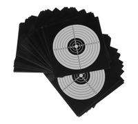 100pcs Precision Shooting Target Paper Sheets, 14cm Foldable Black | Hit Position Visibility, Lightweight Transport, for Target Practice and Shooting Exercises, Professional Use
