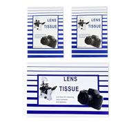 100Pcs Premium Camera Lens Tissue Cotton Fiber Cleaning Paper Two Size for Electronics Screen Maintenance Nonscratch Microfiber Lens