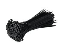 100PCS Premium Plastic Wire Ties,Tie Straps Self-Locking Nylon Zip Ties,Multi-Purpose Nylon Cable Cord Management for Home,Office,Garden,Workshop,Indoor,Outdoor (Black, 150x3.6mm)