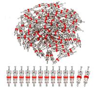 100pcs Premium Tyre Tire Valve Cores, Valve Stem Core Part Replacement, Tire Valve Stems Standard Valve Core, Universal Tire Valve Core for Most Models of Cars, Trucks, Motorcycles and Bicycles