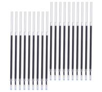 100pcs Press Type Pen Refills 0.5mm Black Plastic Leak Resistant | Students and Teens, Office Note Taking and Crafts, Portable Bulk Pack for Greeting Cards