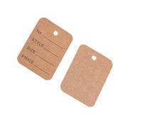 100Pcs Product Description Labels with Cord for Small Business Branding Boutiques Store Identifiers
