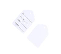 100Pcs Product Description Labels with Cord for Small Business Branding Boutiques Store Identifiers