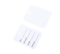 100Pcs Product Description Labels with Cord for Small Business Branding Boutiques Store Identifiers