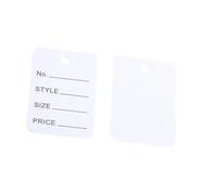 100Pcs Product Description Labels with Cord for Small Business Branding Boutiques Store Identifiers