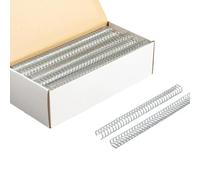 100Pcs Professional Binding Rings Heavy Duty Metal Binding Coils for School Supply 23 Holes 24 Holes or 34 Hole Meeting Document Binder