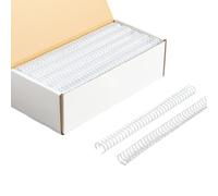 100Pcs Professional Binding Rings Heavy Duty Metal Binding Coils for School Supply 23 Holes 24 Holes or 34 Hole Meeting Document Binder