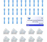100Pcs Professional Disposable Sterile Acne Needles + 100 Cleaning Pads - Blackhead Milia Pimple Remover Kit with Precision Tips, Safe for Home & Salon Use, Effective for Clear Skin