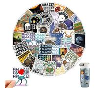 100Pcs Project H-il M-ry Stickers R-CKY Project H-il M-ry Sticker Merch UK Funny Waterproof Alien The Project H-il M-ry Vinyl Decals Merchandise Gifts for Fans