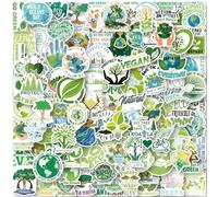 100PCS Protected Nature Stickers, Vinyl Waterproof Decal Stickers, Children's Birthday Gift Themed Party Bag Filling, Water Bottle Suitcase, Skateboard, Suitcase, Guitar