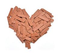 100Pcs PU Leather Handmade Labels Tags Embossed Labels Textile Leather Labels for Garment Sewing Accessories