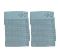 100pcs PU Leather Label Color Handmade Soft 4 Holes DIY Accessories Wallet Hat (02)