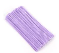 100pcs Purple Pipe Cleaners, 30cm x 6mm long Craft Pipe Cleaner, Pipe Cleaners Chenille Stems, Pipe Cleaner Chenille Wire Bending Plush, Cleaner Strips for DIY, Arts, Crafts Project, Decoration