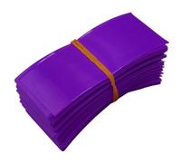 100PCS PVC Heat Shrink Battery Wrap Sleeves, 21700 Battery Covers for Cells, Wire Shrink Tubing for Electronics DIY