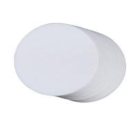 100PCS Qualitative Filter Paper, Wood Pulp Replacement Filters Paper, Fast Speed Round Laboratory Industrial Oil Testing Funnel (12.5cm)