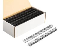 100Pcs Quick Binding Coils Rings Mutifunctional Metal Combs Easy Assembly for Document Paper Management School Rings