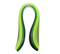 100Pcs Quilling Paper Strips, 3mm*54cm Gradient Quilling Strips for DIY Arts and Crafts, Green