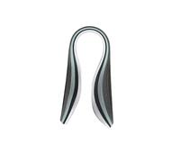 100Pcs Quilling Paper Strips, Gradient Quilling Paper Set Quilling Strips with Length 54cm Width 5mm for DIY Arts and Crafts, Black and White