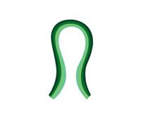 100Pcs Quilling Paper Strips, Gradient Quilling Paper Set Quilling Strips with Length 54cm Width 5mm for DIY Arts and Crafts, Green