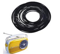 100pcs Recorder Rubber Belts, 40-135mm Cassette Recorder Repair Maintenance Mix Flat Cassette Tape Machine Rubber Belts, 1mm Width Cassette Recorder Belts for DVD CD LD VCR Repeater Drives.