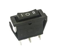 100PCS Rectangle On/Off/On Rocker Switch 3 Position 12V SPDT Car