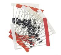 100Pcs Rectifier Diode Assortment Kit, Electronic Component Repair Set with Fast Switching Diodes, High Current Rectifier Collection in DO-41 Package