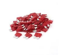100pcs Red Body Two Prong Blade ATC Fuse 10Amp 10A for Car Protected circuits