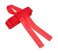100pcs Red Fabric Blessing Ribbon Roll Craft Projects | Weather Resistant Write on Surface, Silky Smooth Finish, for Weddings, Hair Accessories, Chair Backs