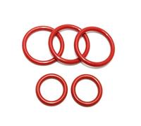 100Pcs,Red O-Ring,Inner Diameter 19mm,Outer Diameter 11mm,Cross-Section 4mm,Sealing Ring,Sealing Tools